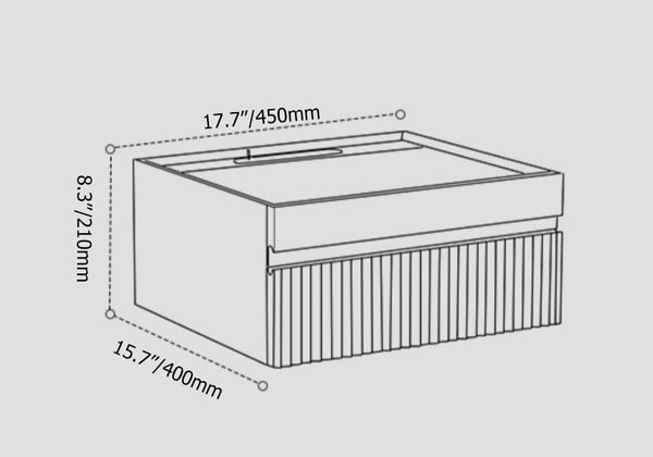 Japandi Floating Beside Table