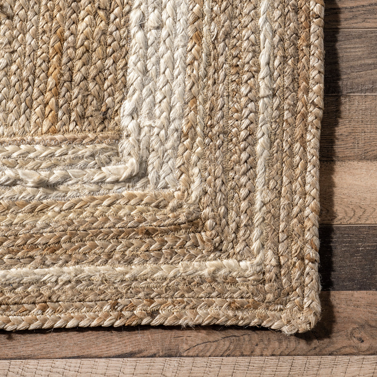 Japandi Jute Bordered Rug – view 3