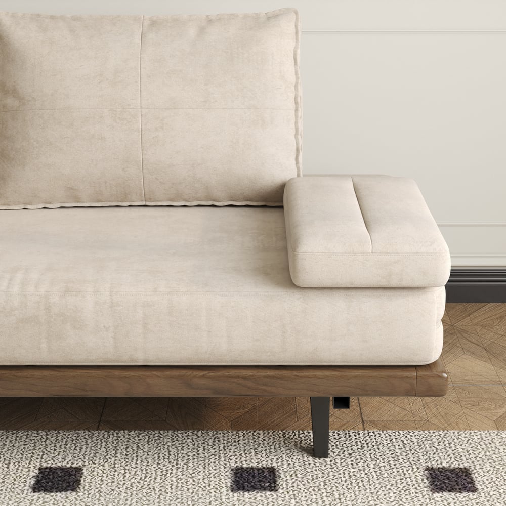 Japandi Cotton & Linen Sleeper Sofa – view 7