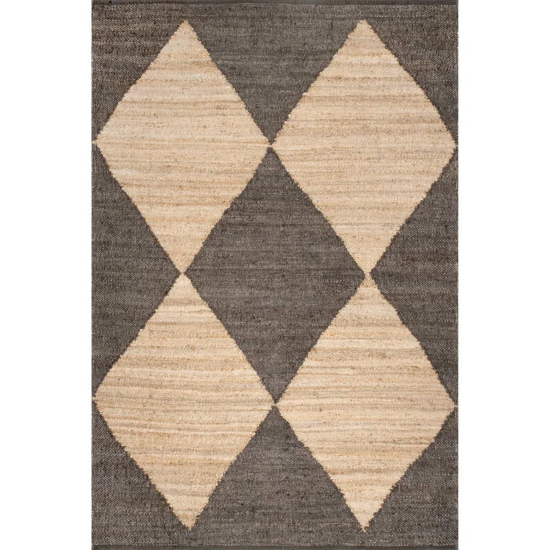 Traditional Hand Hooked Japandi Rug