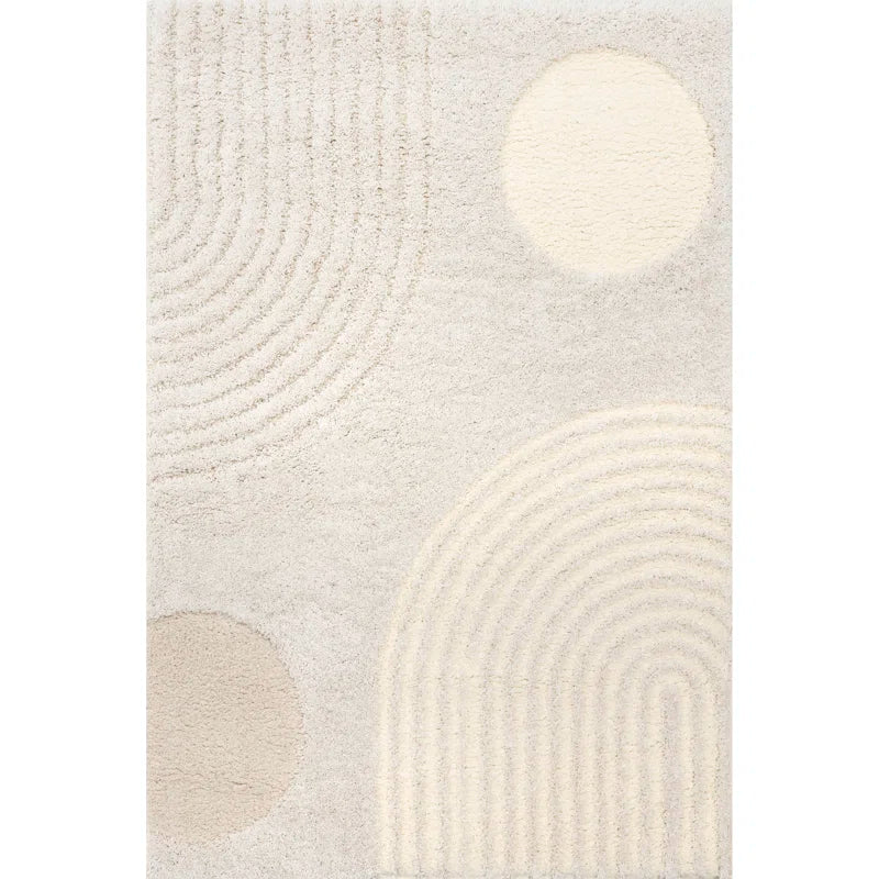 Japandi Abstract Shag Rug