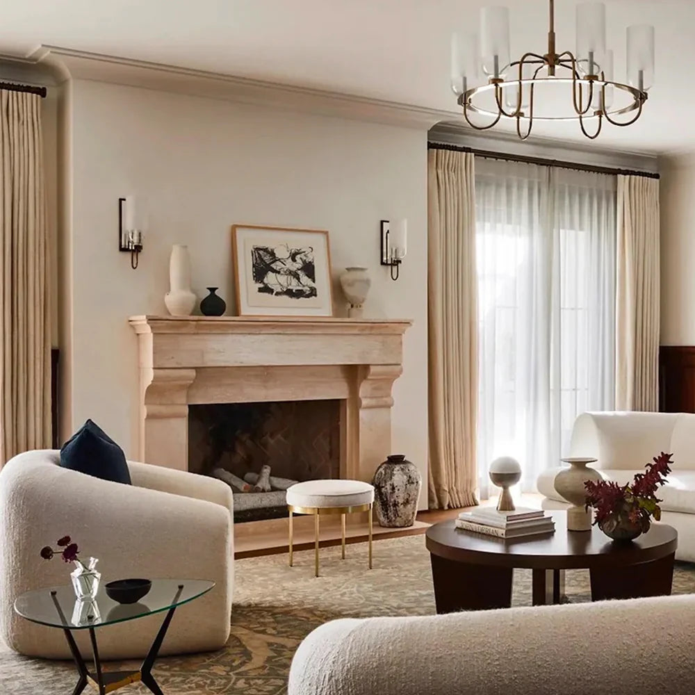 Japandi Airy Sheer Curtains | Pleated