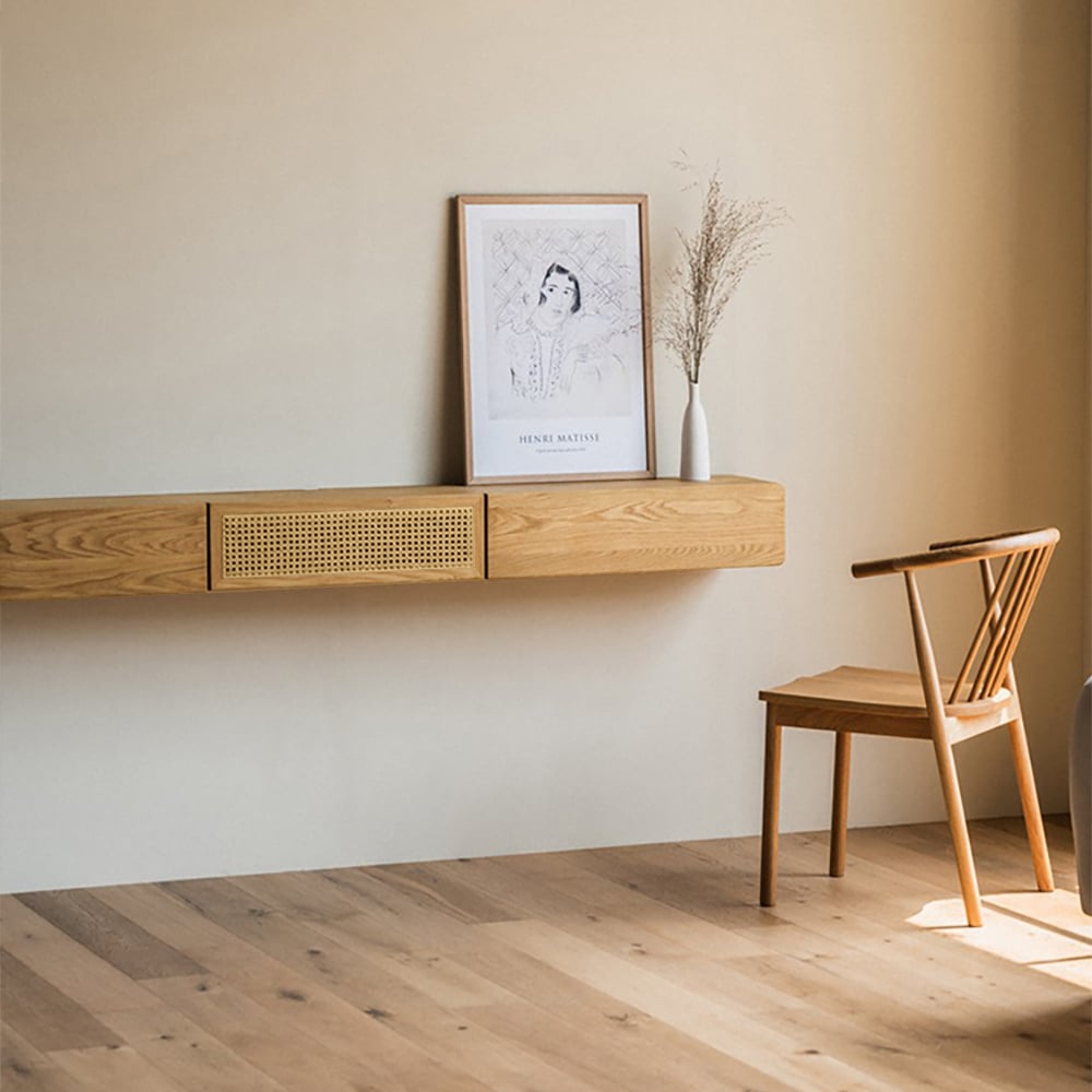Japandi Floating TV Stand