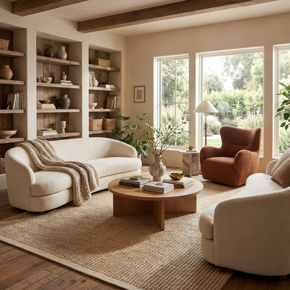 Japandi Jute & Wool Rug - Patricia – view 2