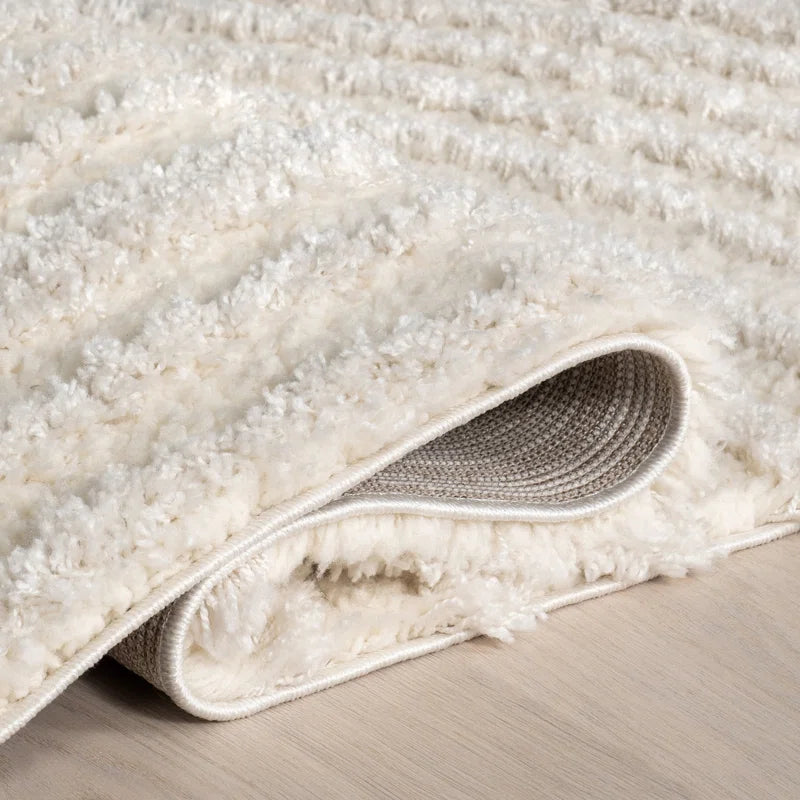 Japandi Abstract Shag Rug