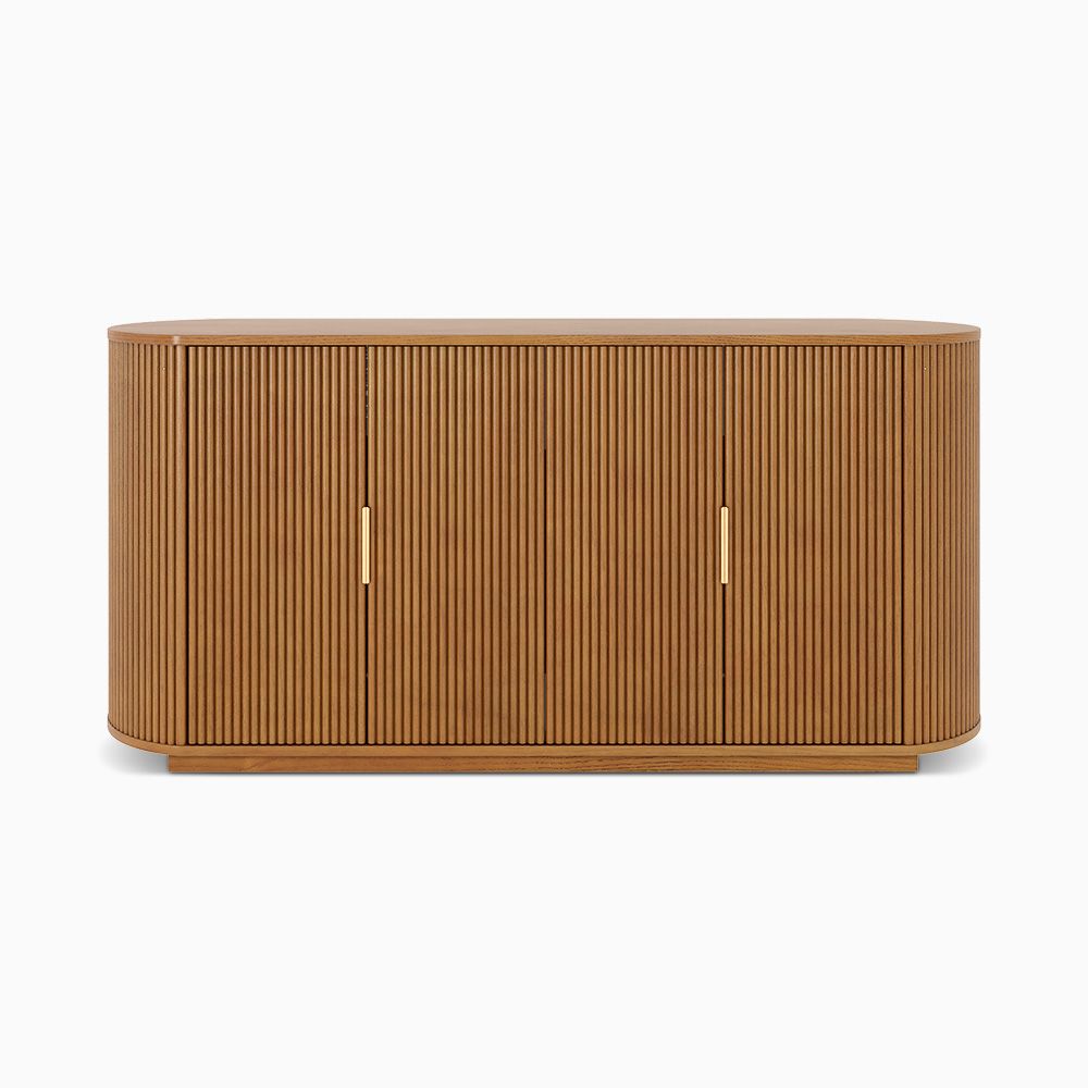 Japandi Ash Wood Sideboard