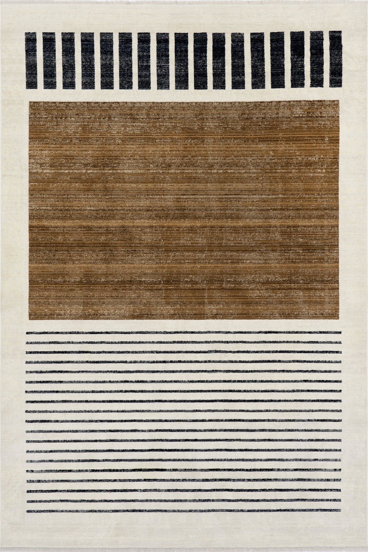 Japandi Block Striped Rug - Anette