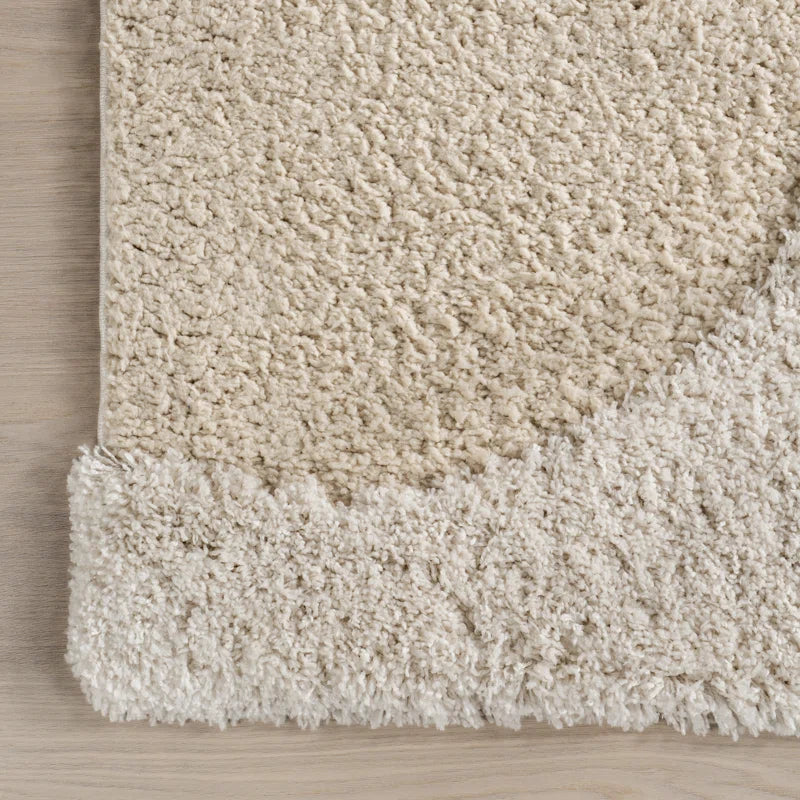 Japandi Abstract Shag Rug