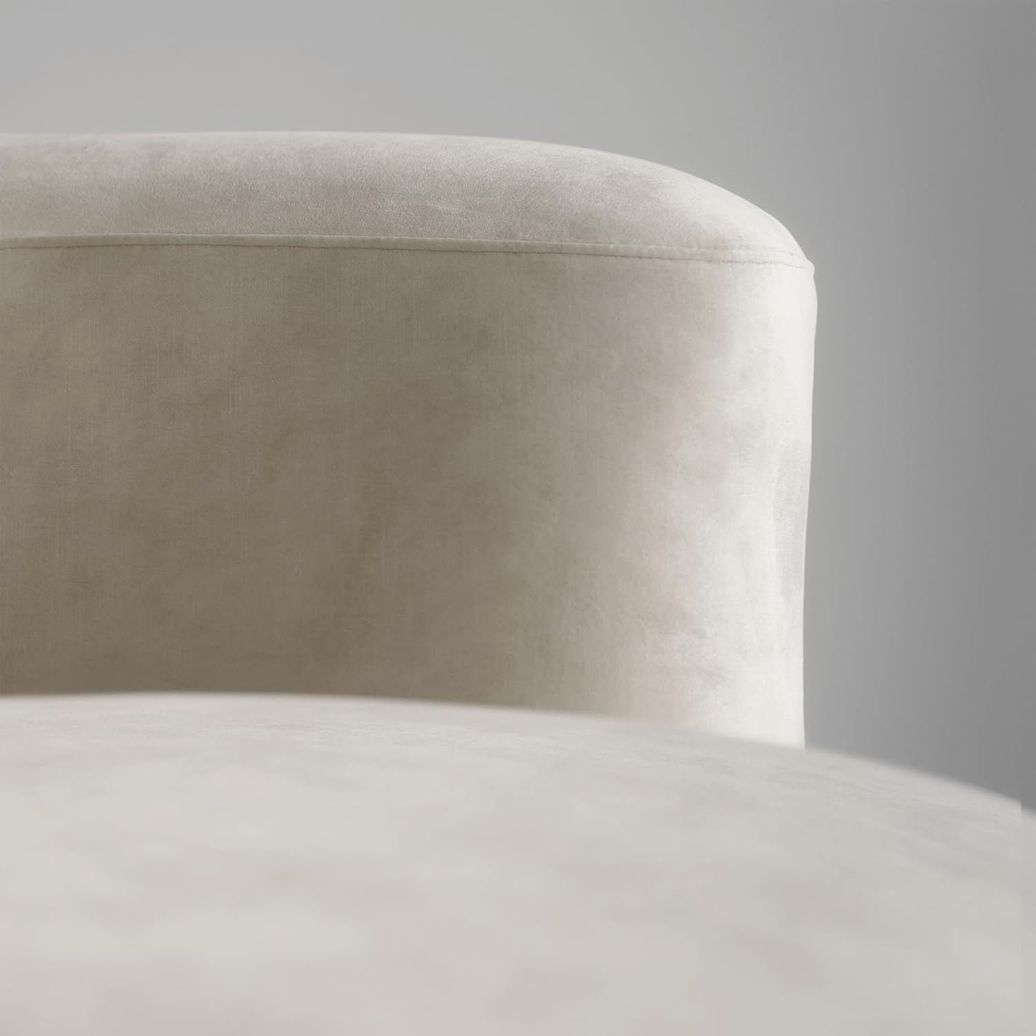 Japandi Velvet Armchair