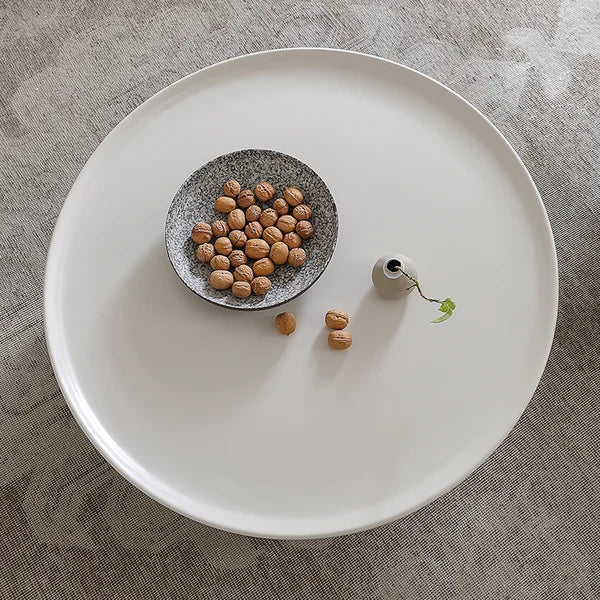 White Japandi Coffee Table