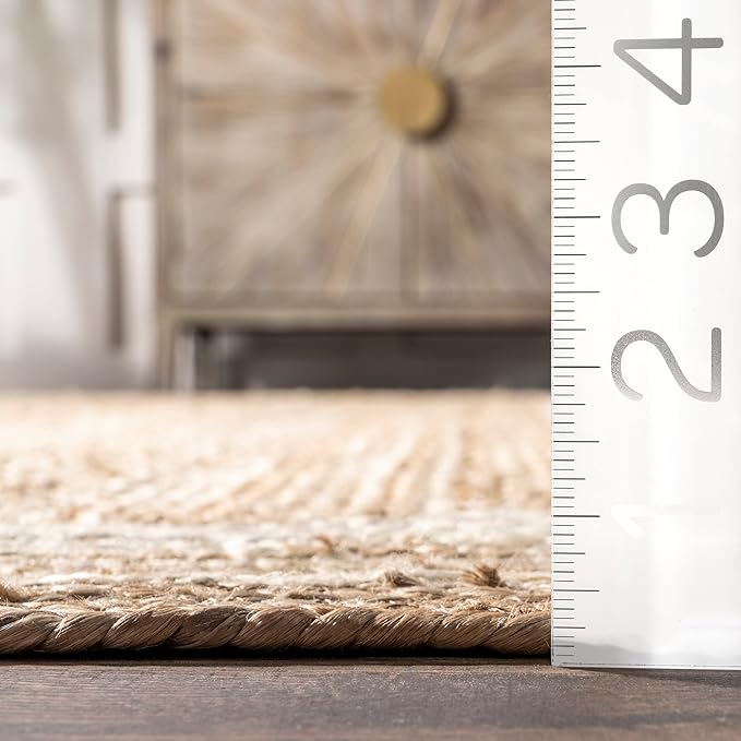 Japandi Jute Bordered Rug