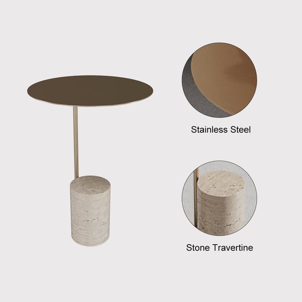 Japandi Modern Side Table