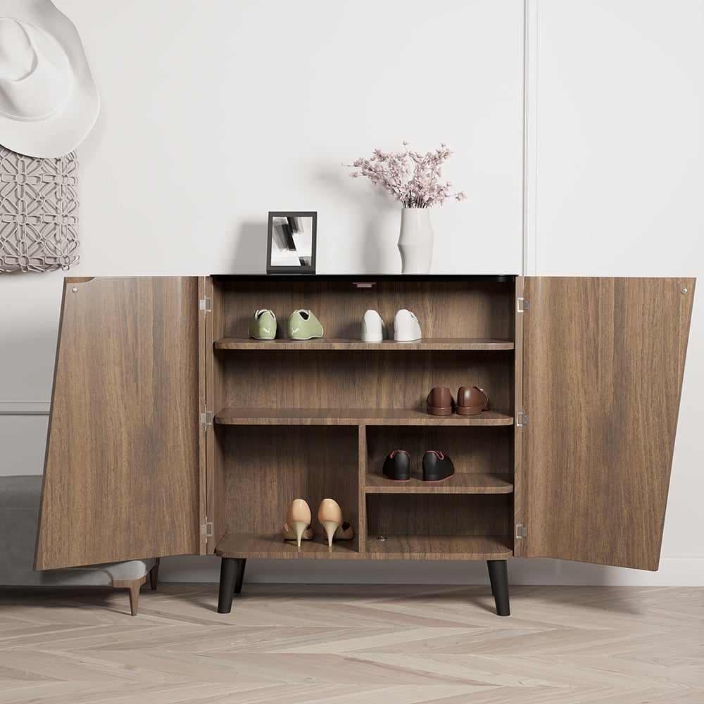 Japandi Entryway Shoe Storage Cabinet