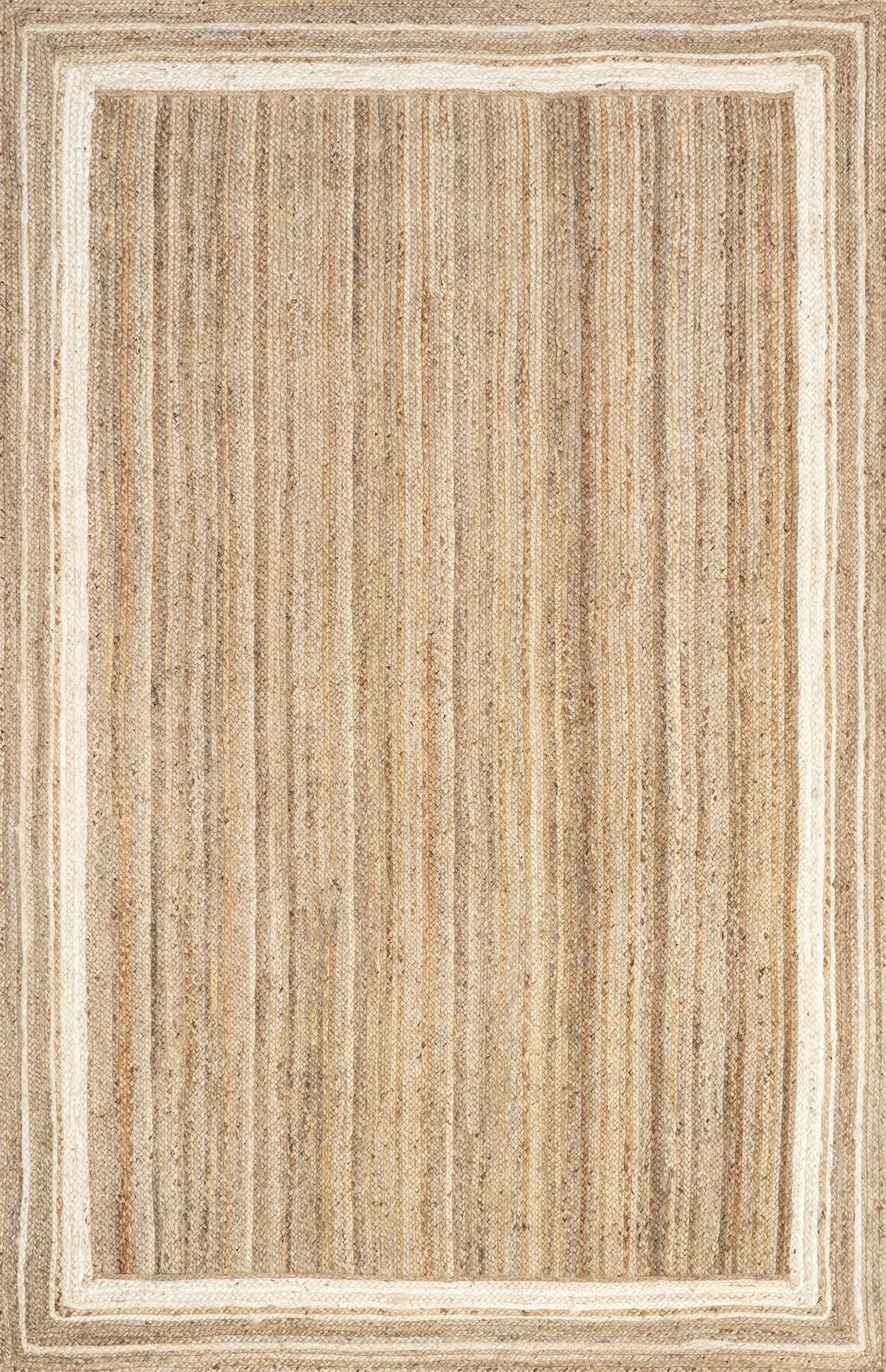 Japandi Jute Bordered Rug
