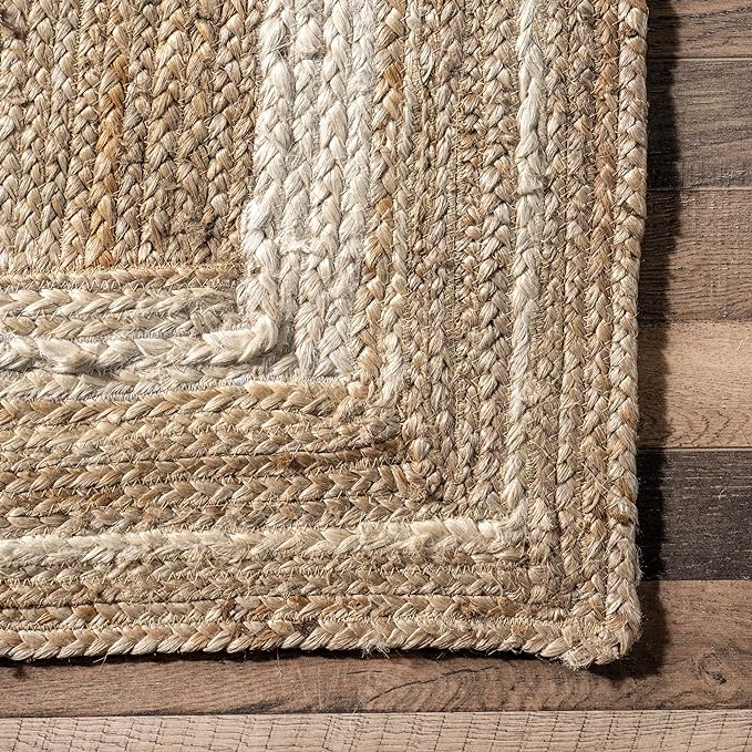 Japandi Jute Bordered Rug