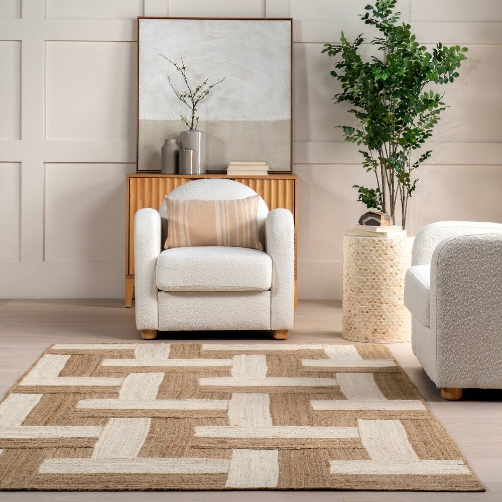 Japandi Bicolor Jute Rug