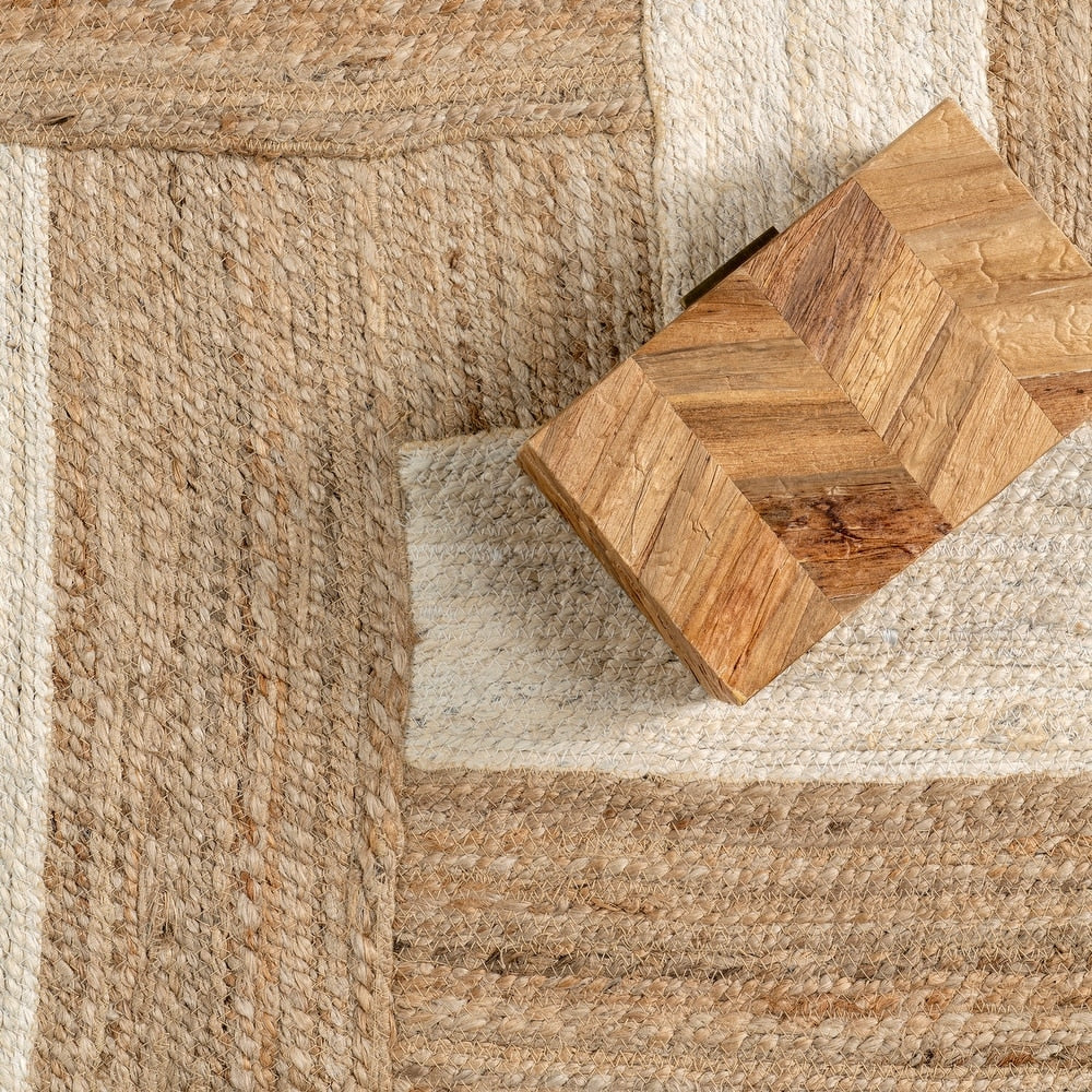 Japandi Bicolor Jute Rug