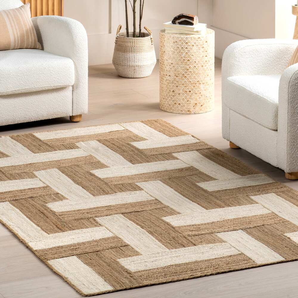 Japandi Bicolor Jute Rug