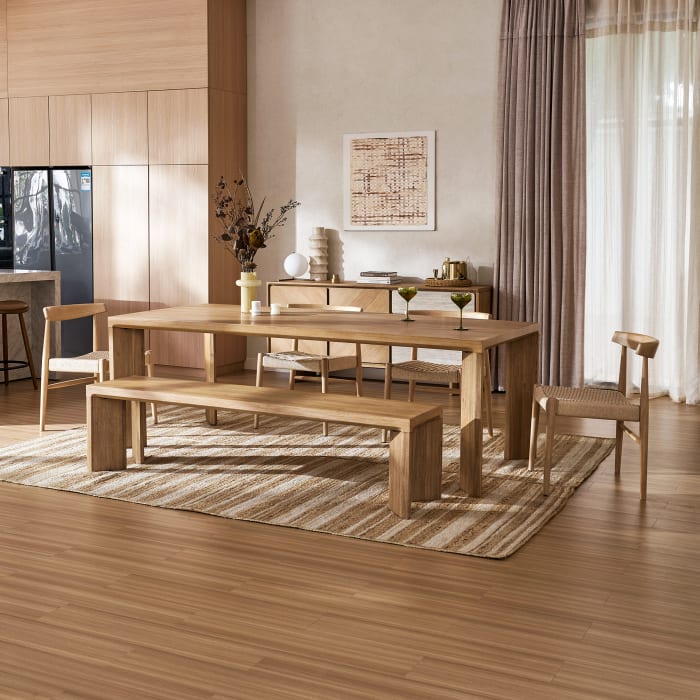 Japandi Dining Bench