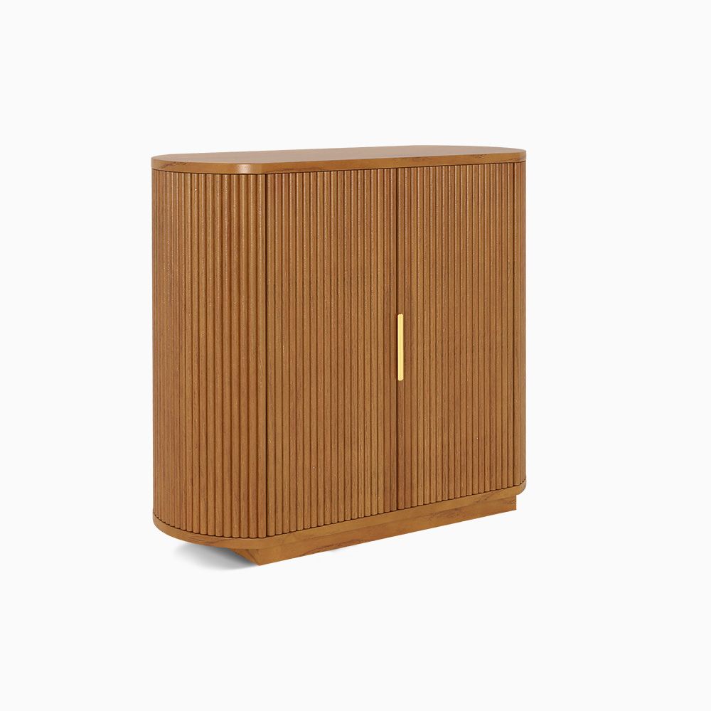 Japandi Tall Grille Design Sideboard