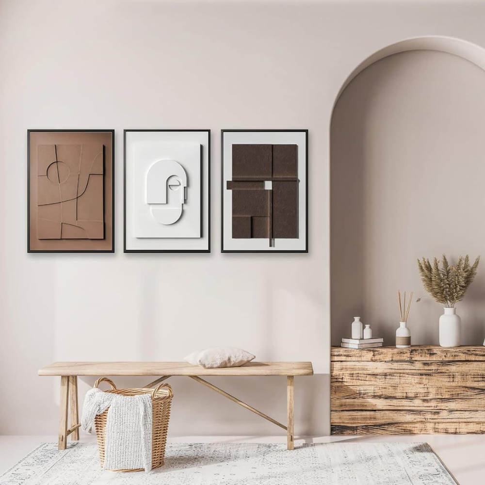 3D Japandi Canva (3 Pieces)