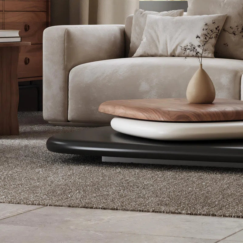 Swivel Modern Wood Coffee Table - Dusan