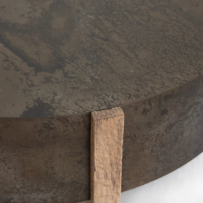 Cross-Leg Wood Coffee Table - Glendo