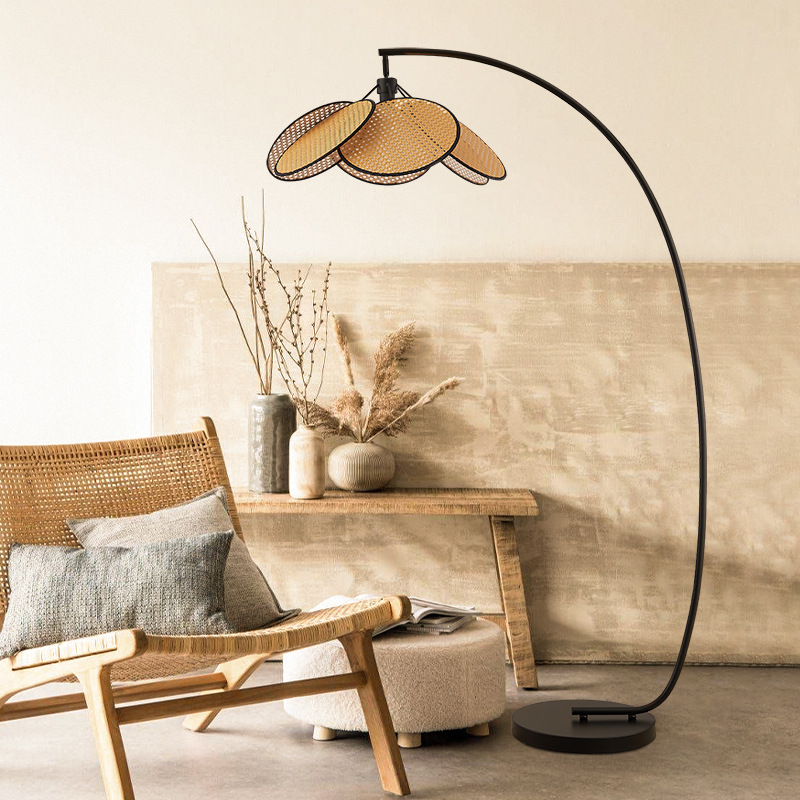 Rattan online lamp floor
