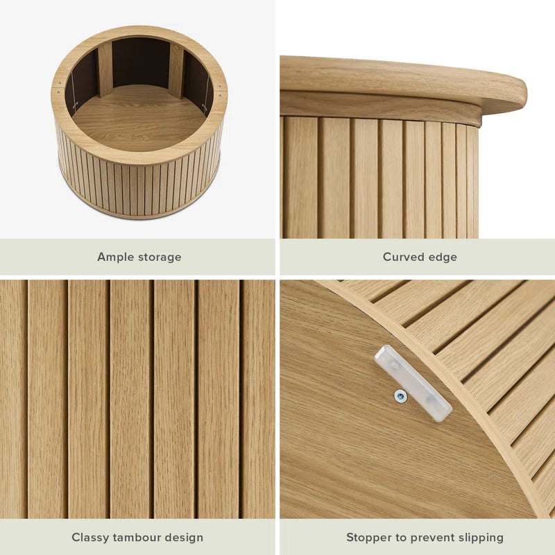 Modern Wood Coffee Table - Jaylond