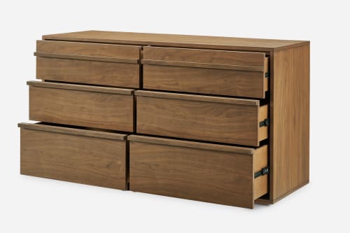Japandi Walnut Dresser
