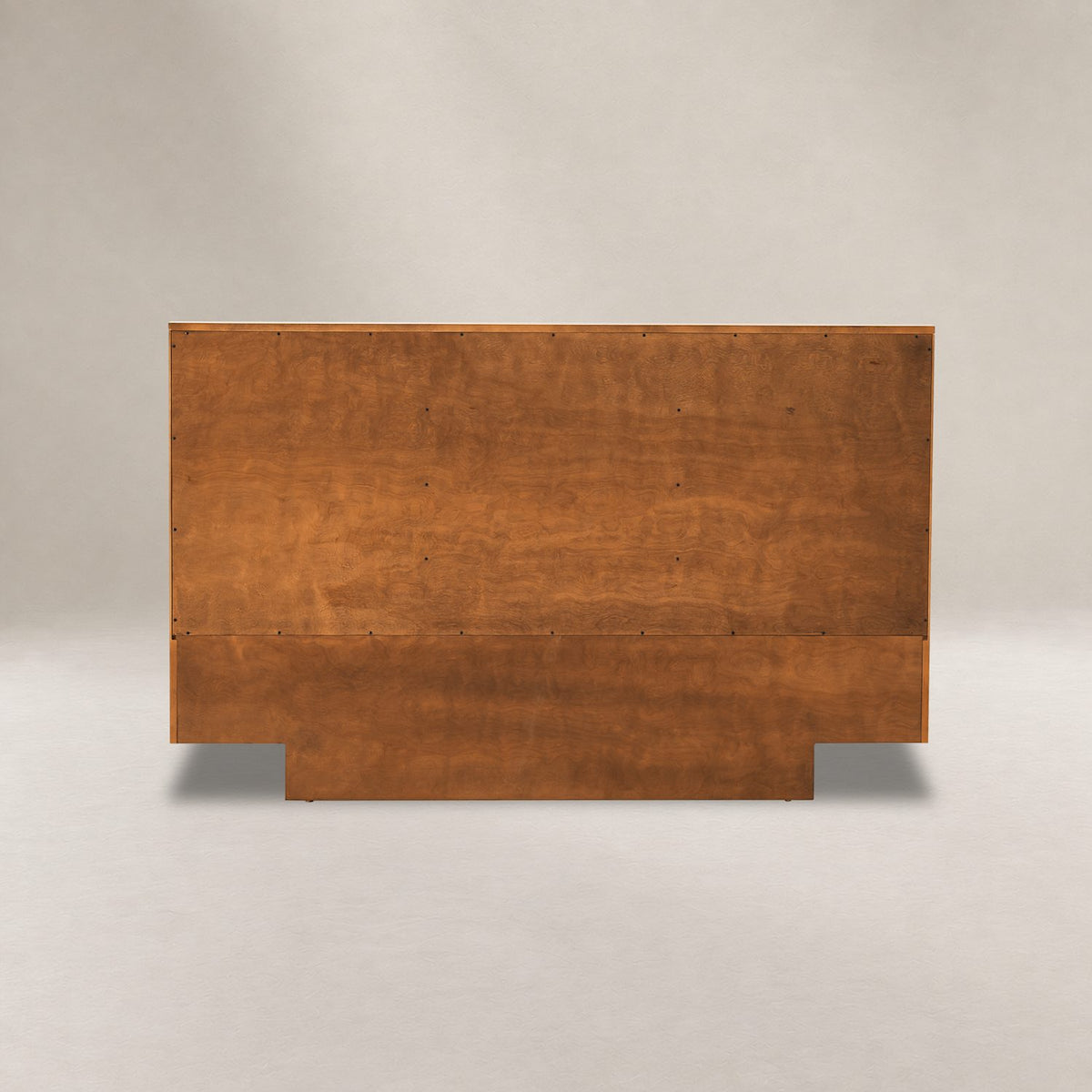 Joseph walnut bed back view