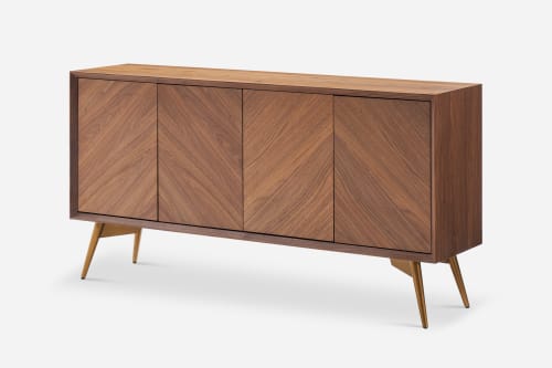 Japandi Walnut Sideboard