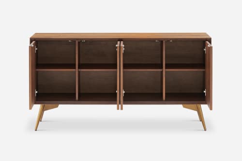 Japandi Walnut Sideboard