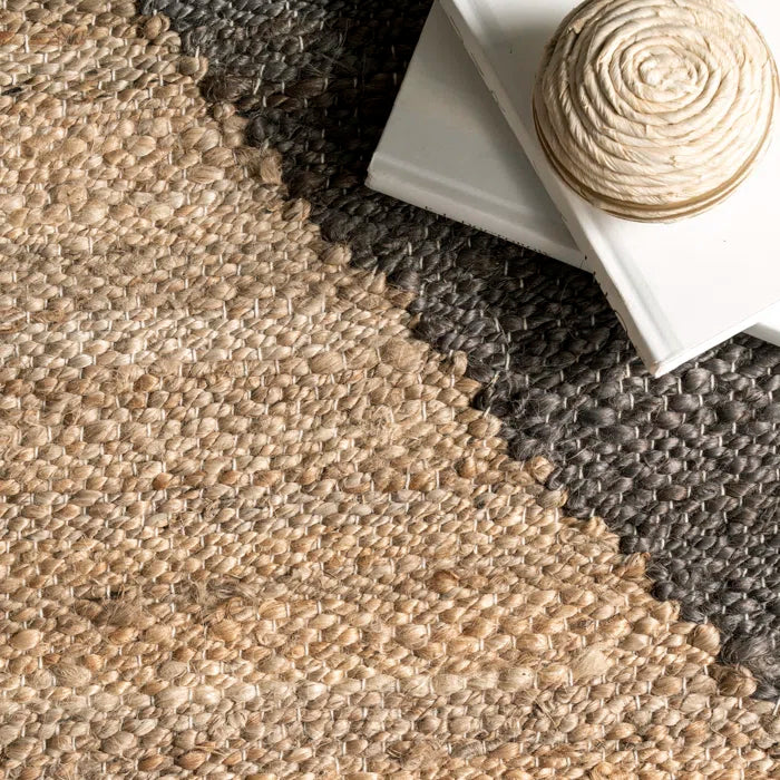 Traditional Hand Hooked Japandi Rug
