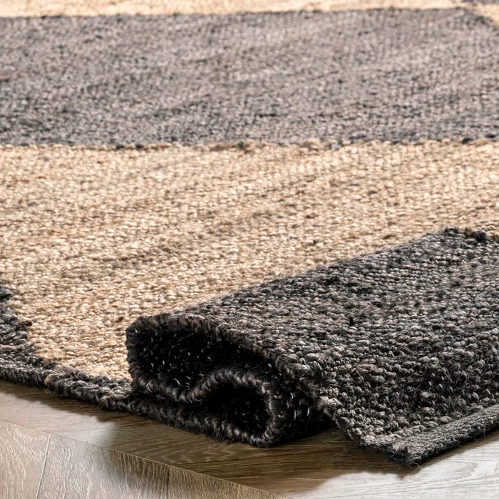 Traditional Hand Hooked Japandi Rug