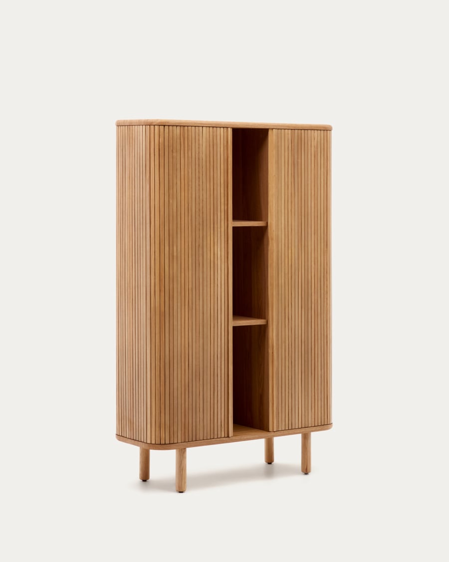 Japandi Wooden Highboard