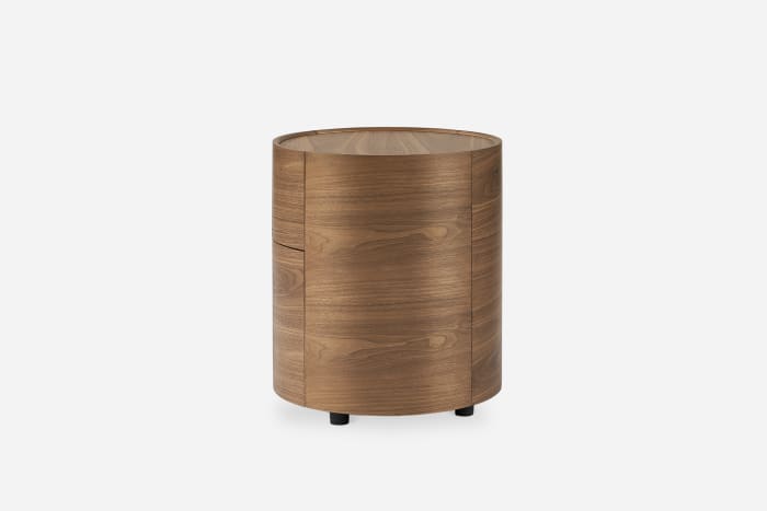 Japandi Side Table with Drawers