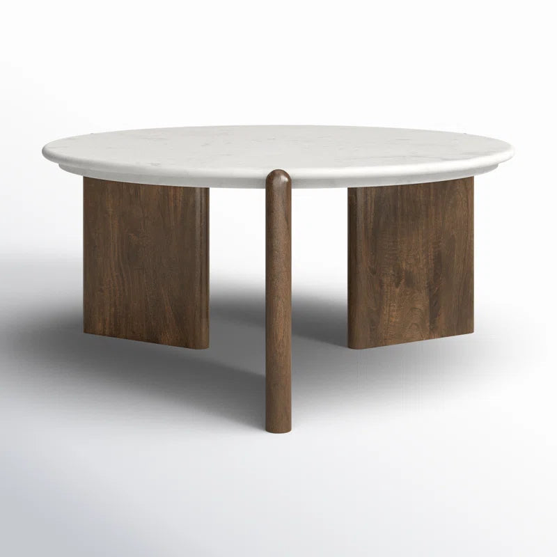 Minimalist Three-Leg Coffee Table - Brecken