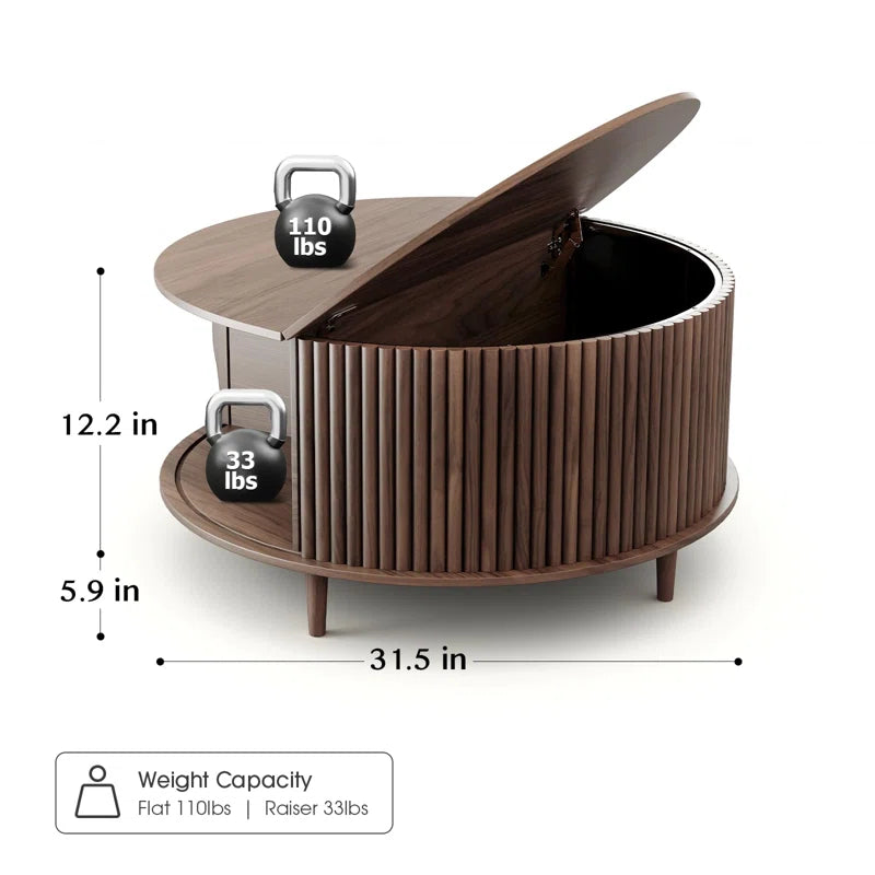 Japandi Lift-Top Coffee Table - Orestis