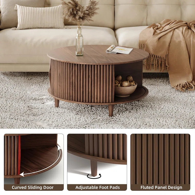Japandi Lift-Top Coffee Table - Orestis