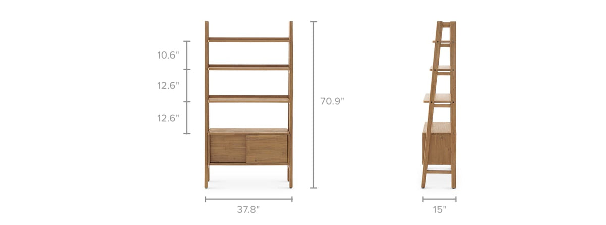 Seb bookshelf dimensions