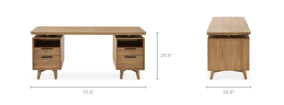 Seb executive desk dimensions