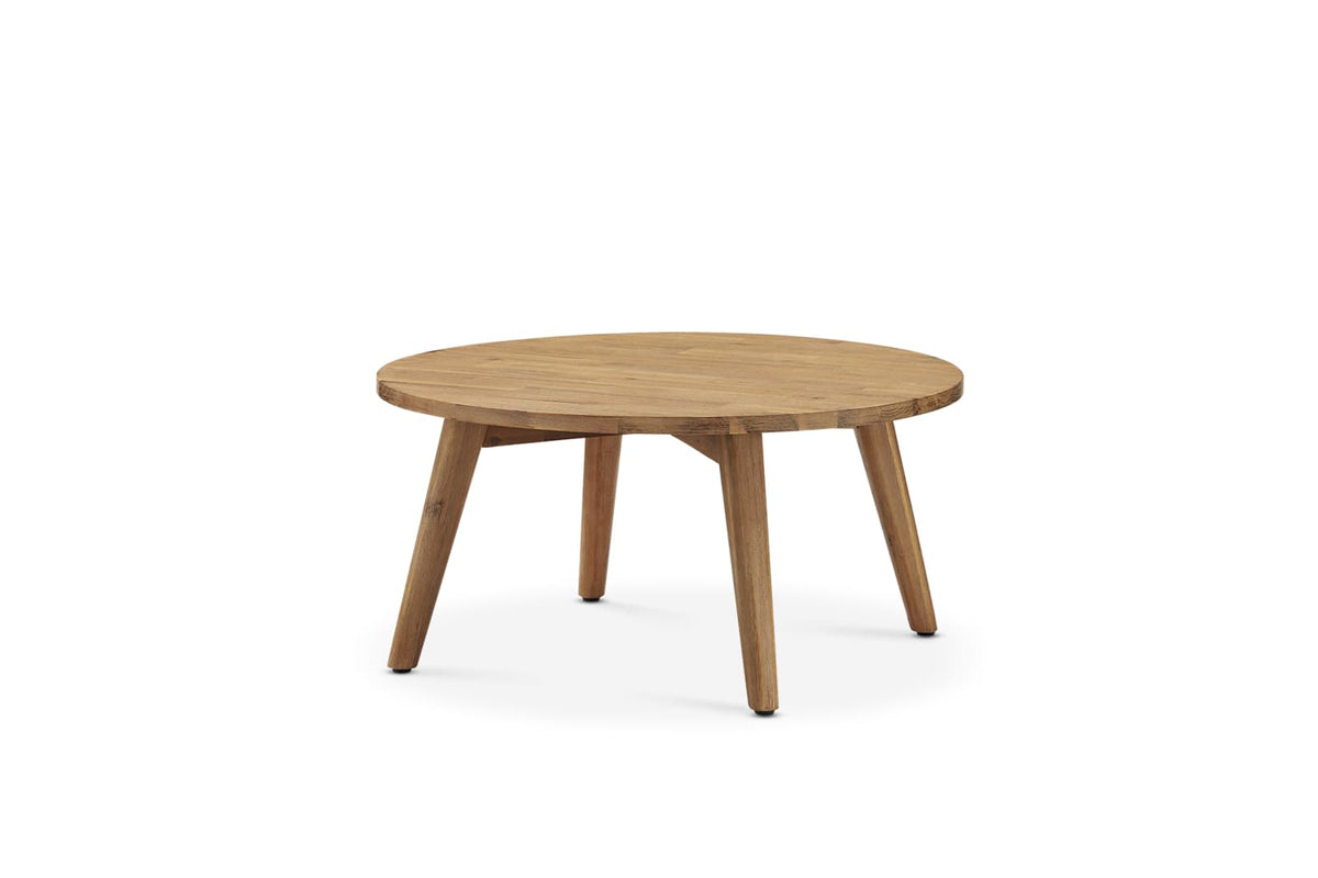 Japandi Round Acacia Coffee Table - Seb