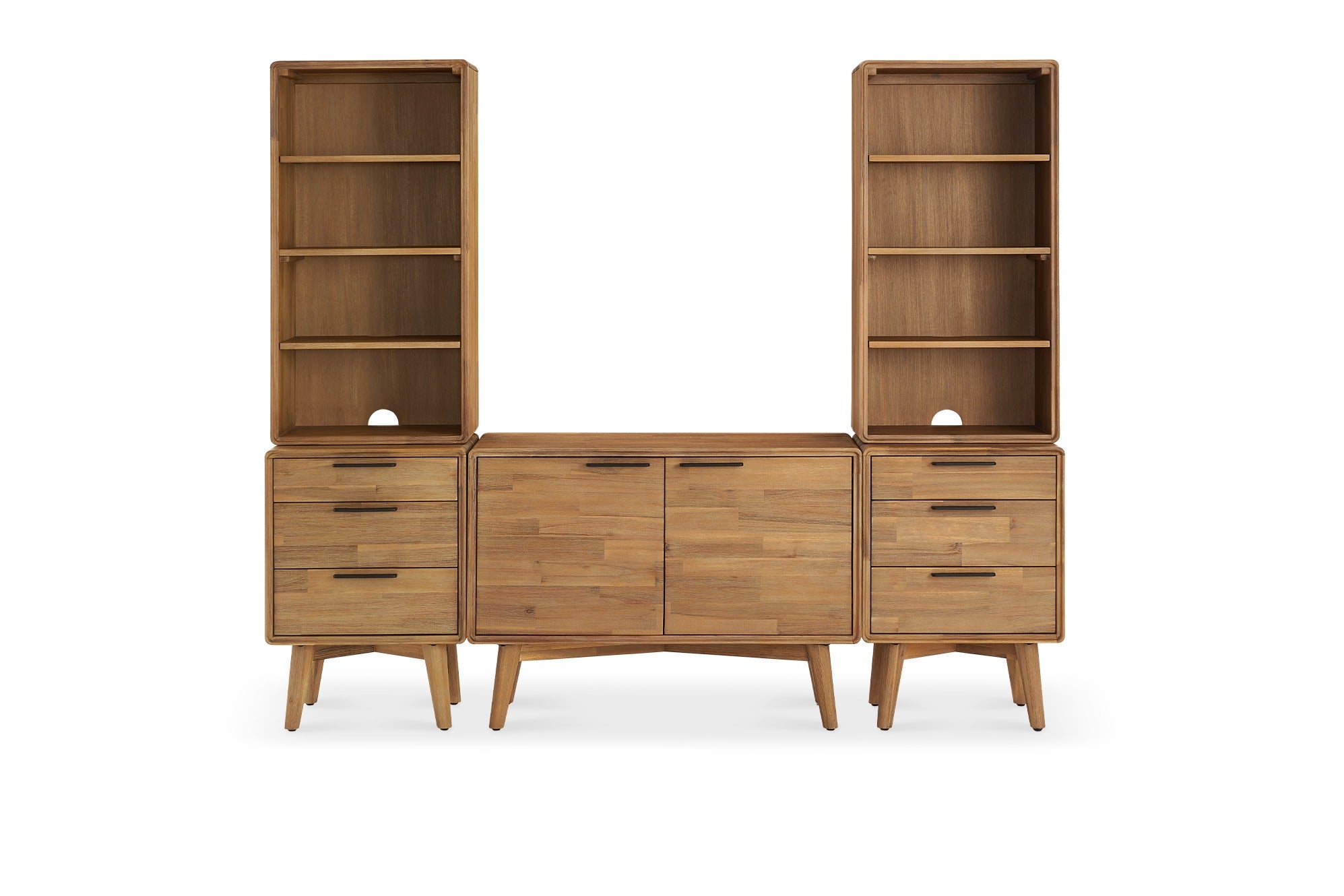 Japandi TV Storage System