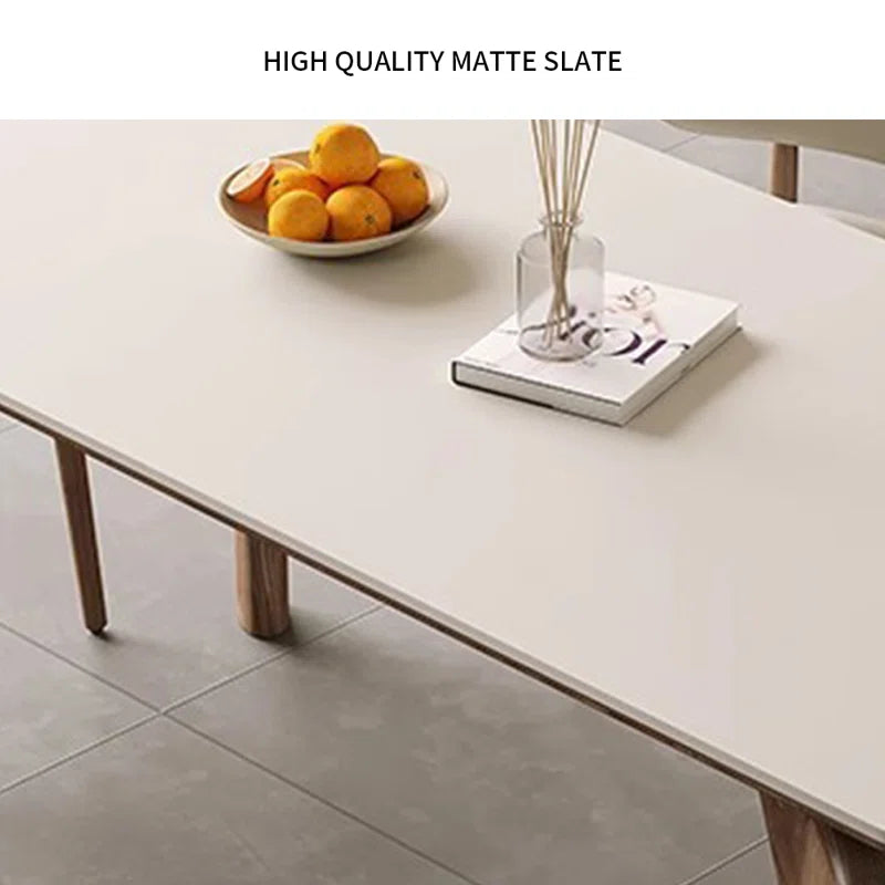 Light Wood & Cream Fabric Japandi Dining Set – Shelisa
