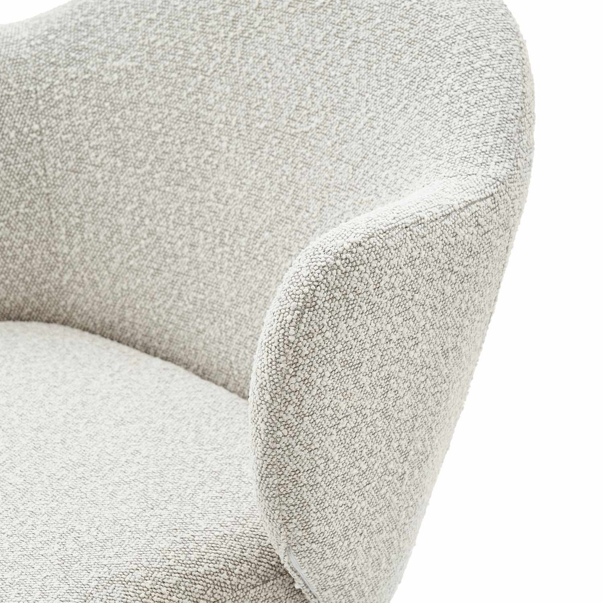 Boucle fabric detail