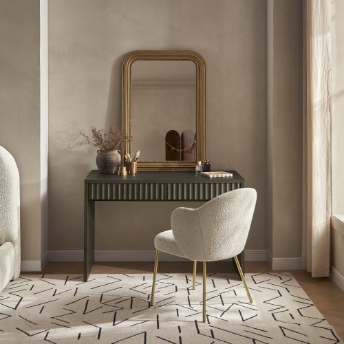 japanese style dressing table Solid Wood Makeup Table Bedroom Nordic Simple Cherry Wood Dressing Table Japanese Style with Makeup Mirror Makeup Table out of stock 39.4x15.7x48 inch