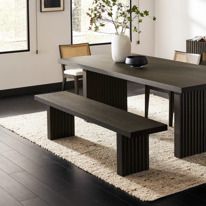 Japandi Bench with Cushion