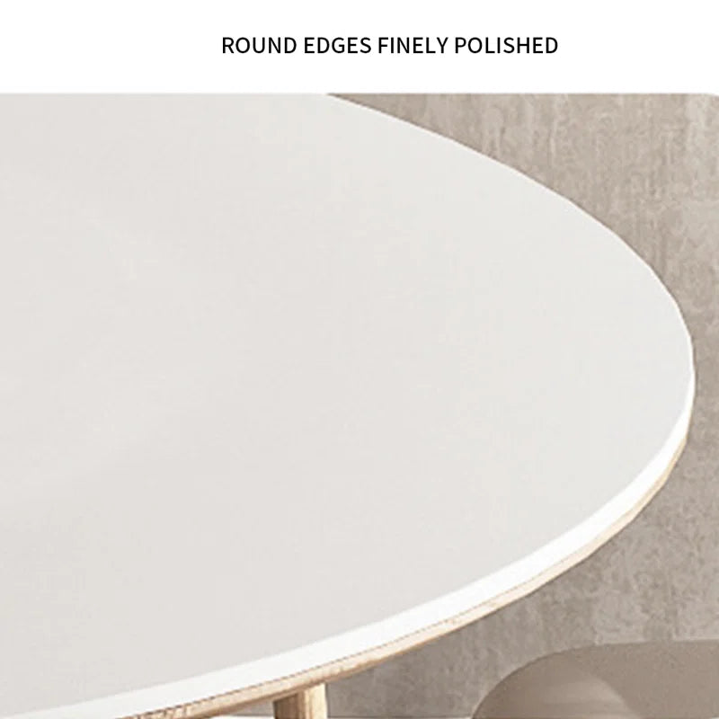 Natural Oak & Linen Seats Japandi Dining Set – Greyleigh