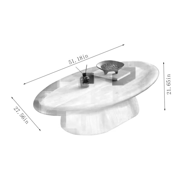 Vintage Oval Coffee Table - Jessica